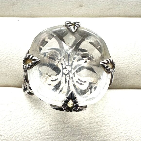 Silpada Sterling Silver Scroll Ring Size 7.5 Weight 8.3 Grams - Picture 2 of 6